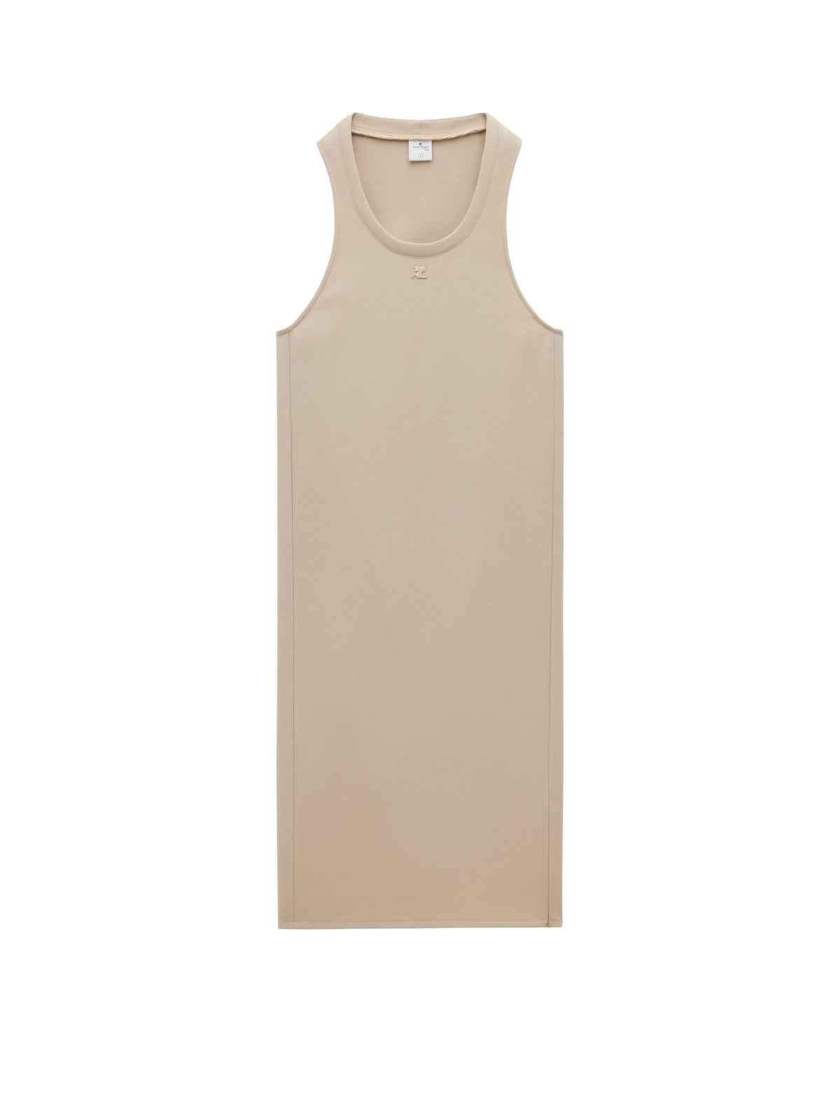 Holistic long twill dress - Sand