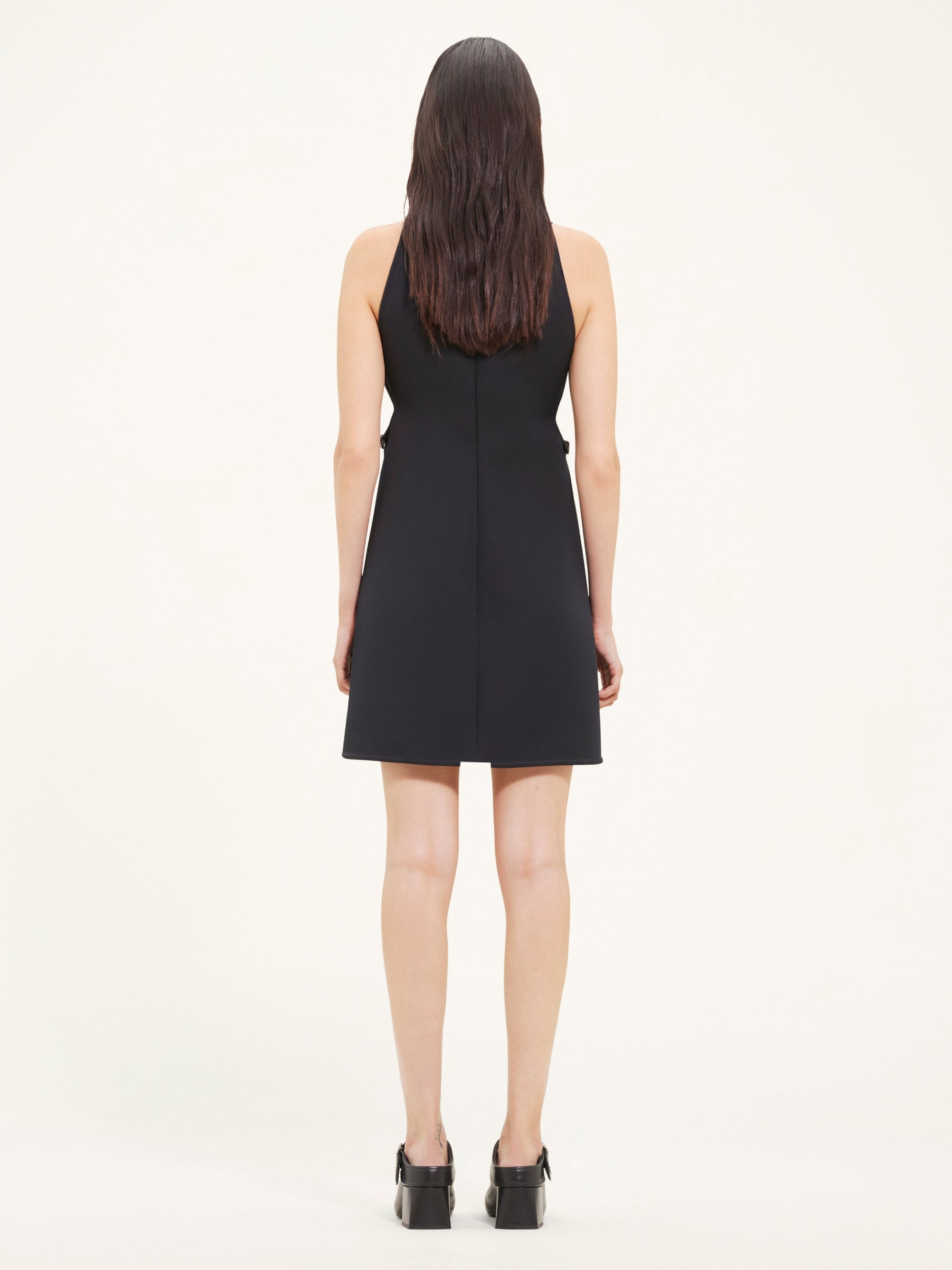 85pcs NEW / ROBE SLASH À SANGLE - Black