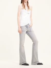 Top Ellipse en sergé - Heritage White