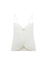 Top Ellipse en sergé - Heritage White
