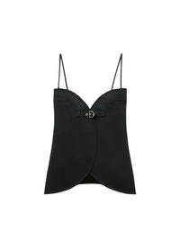 Top Ellipse en sergé - Black