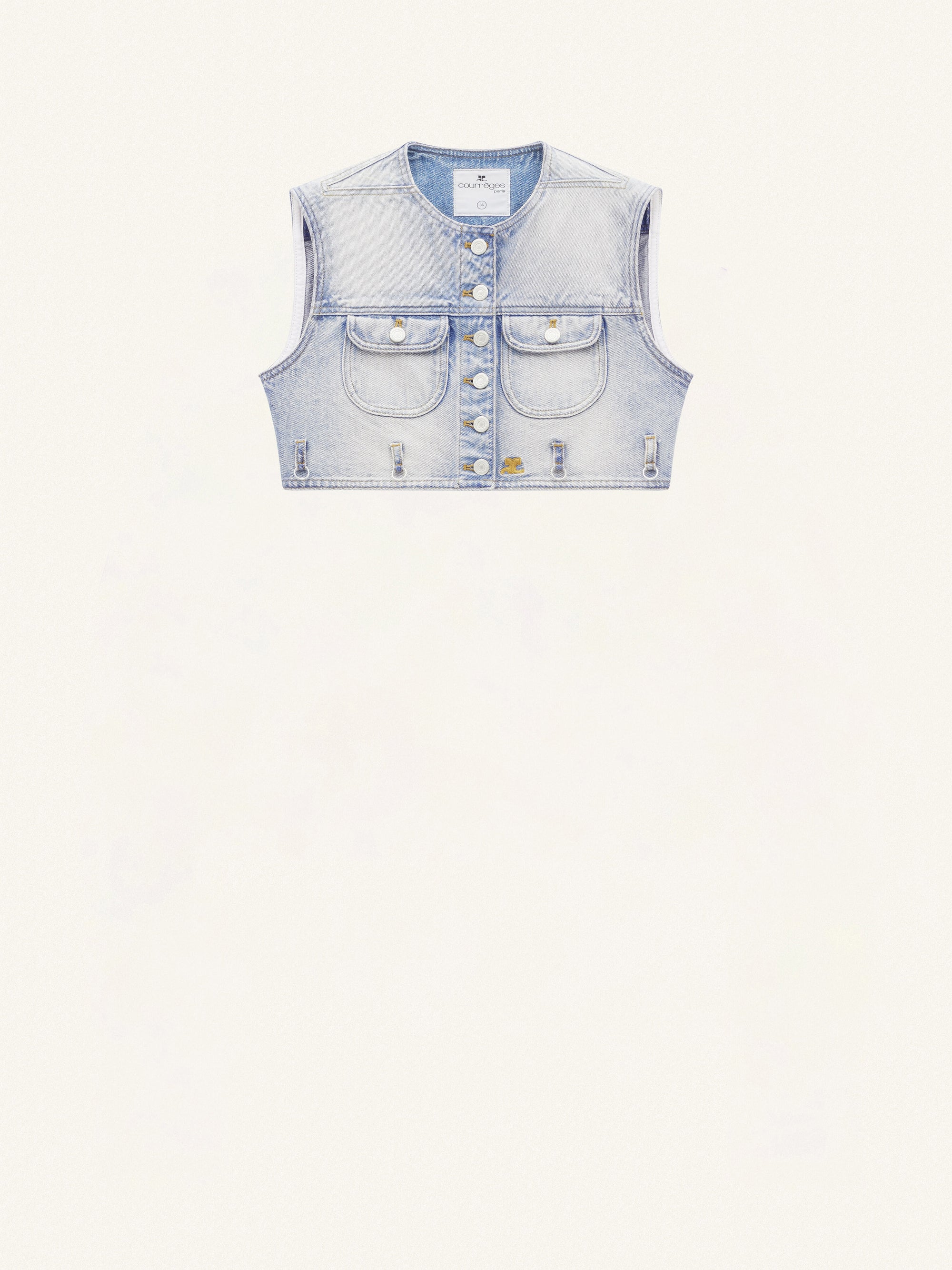 VESTE COURTE MULTIFLEX EN DENIM-34