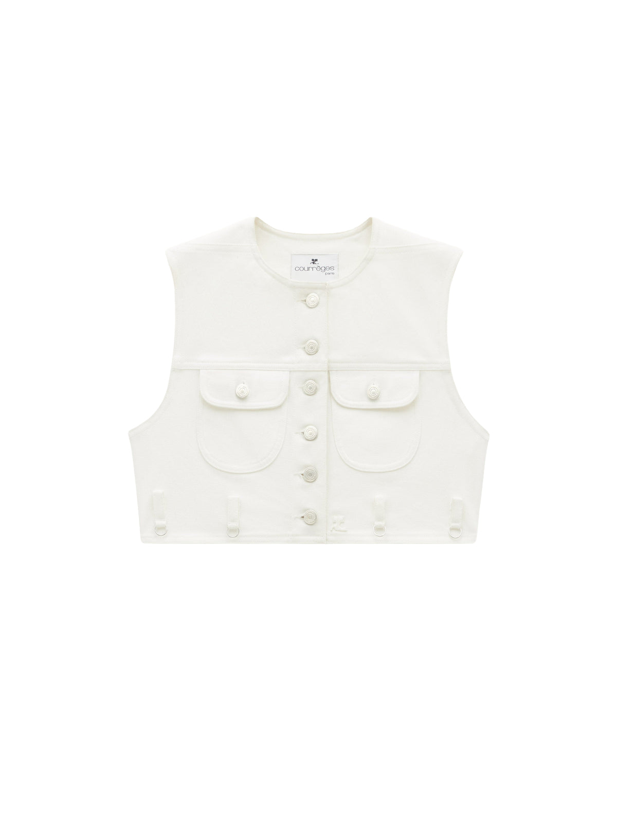 Veste courte en denim - Heritage White