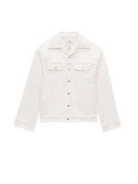 9pcs NEW / BLOUSON TRUCKER MULTIFLEX EN DENIM - Heritage white
