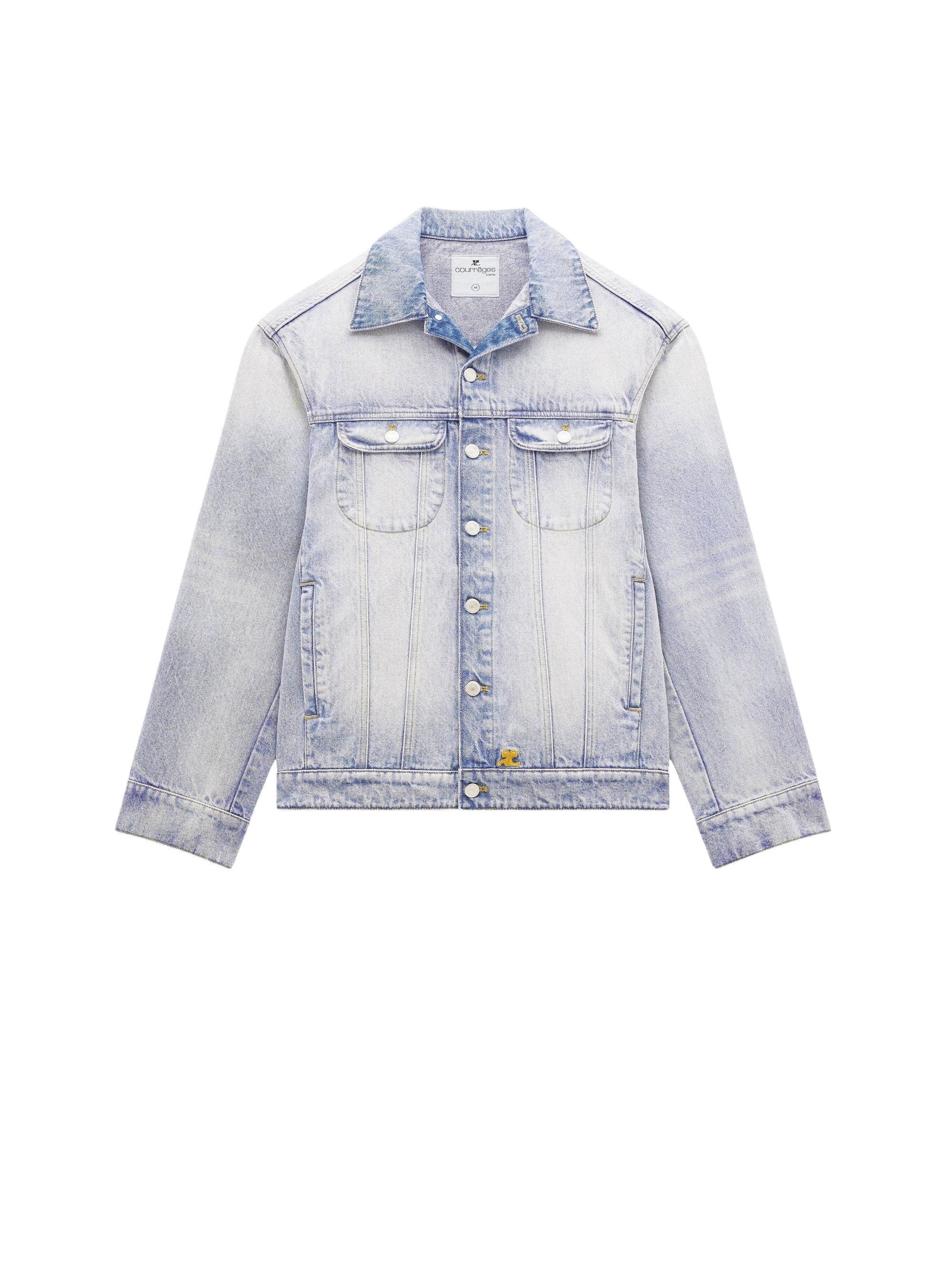42pcs NEW / BLOUSON TRUCKER COCOON EN DENIM - Light blue wash