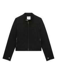30pcs NEW / VESTE BIKER EN DENIM  - Black