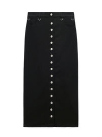Multiflex denim skirt - Black