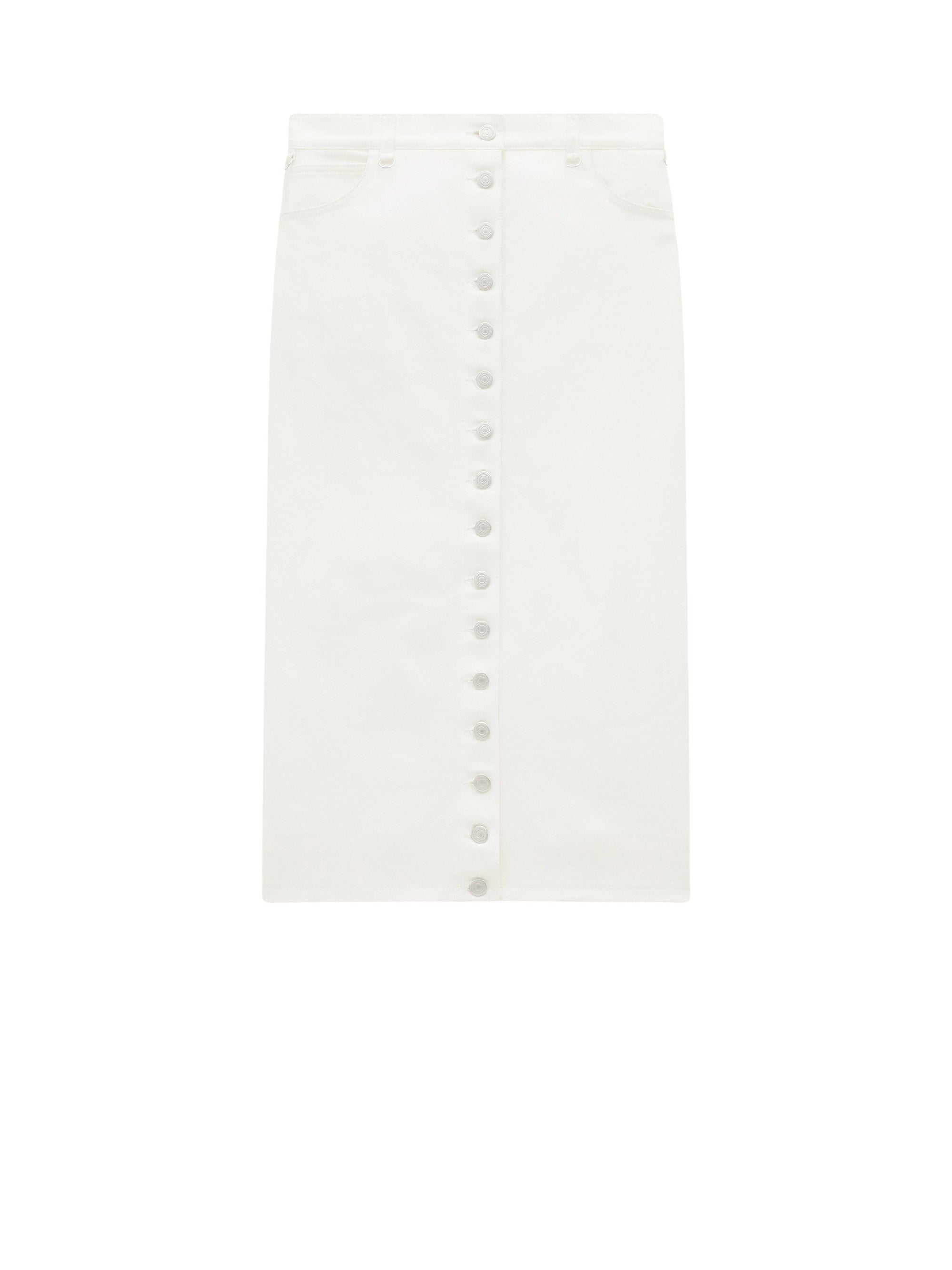 21pcs NEW / JUPE MULTIFLEX EN DENIM  - Heritage white