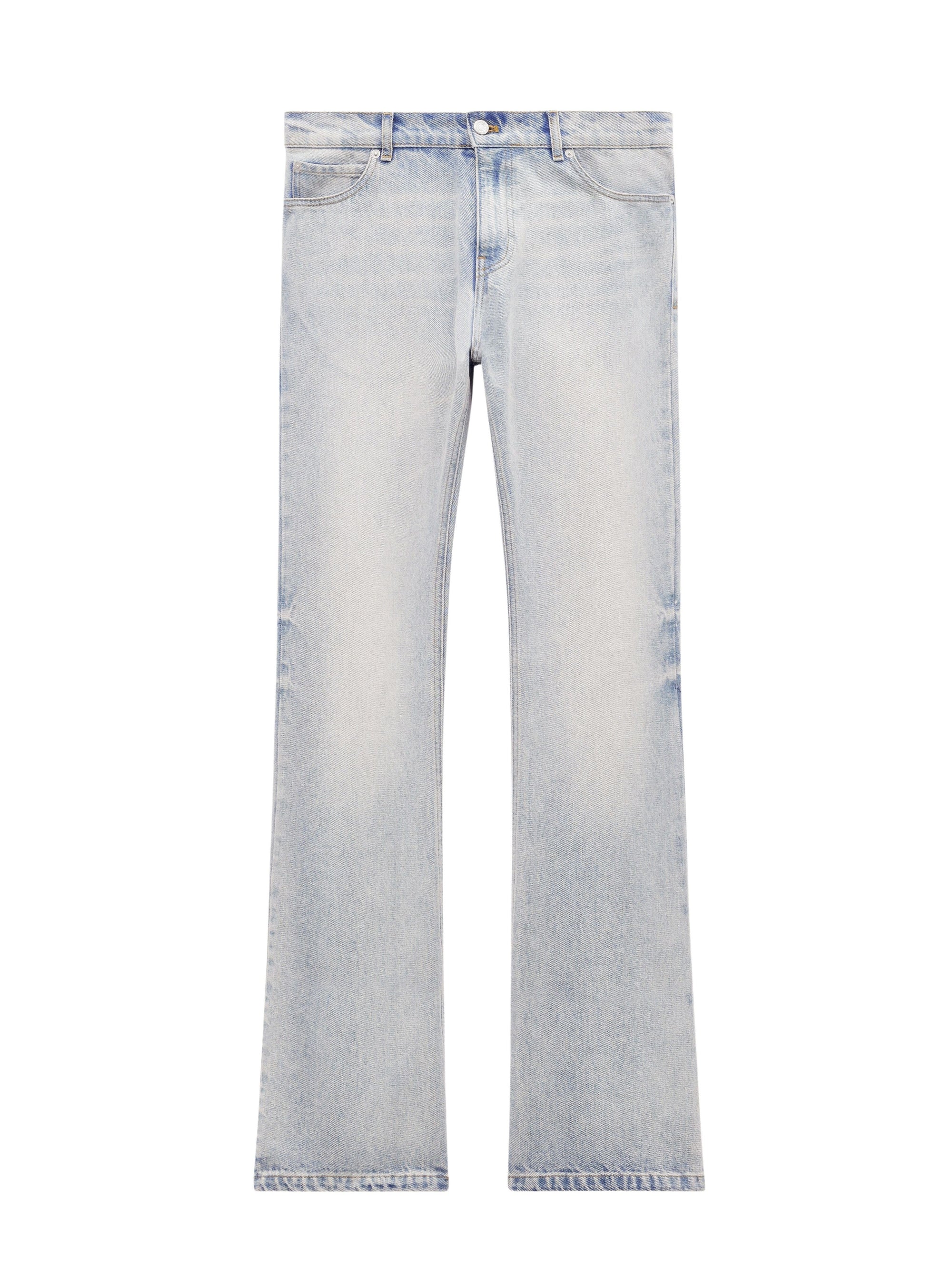 25pcs NEW / PANTALON BOOTCUT 70'S EN DENIM  - Light blue wash