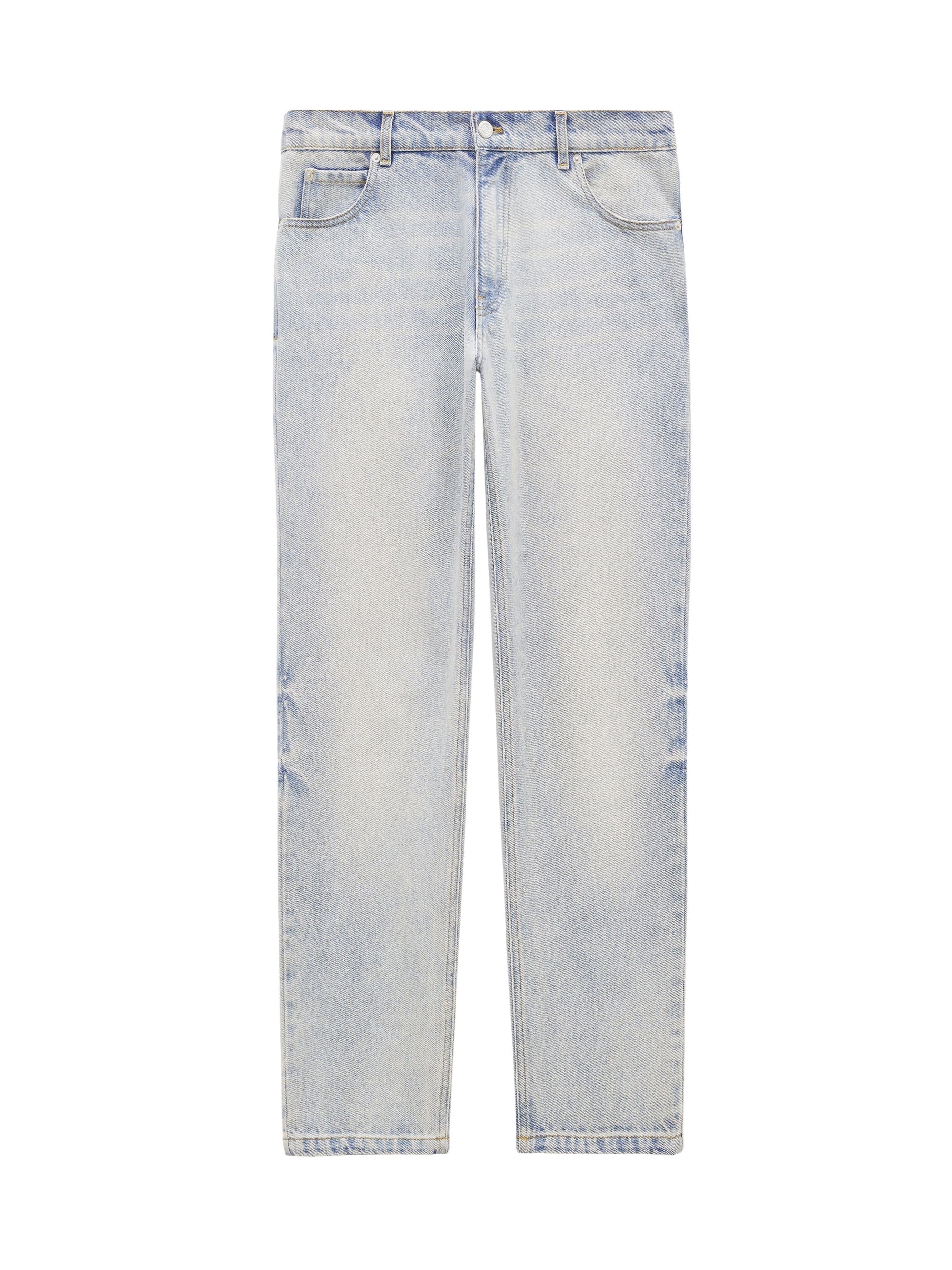 27pcs NEW / PANTALON 5 POCHES EN DENIM  - Light blue wash