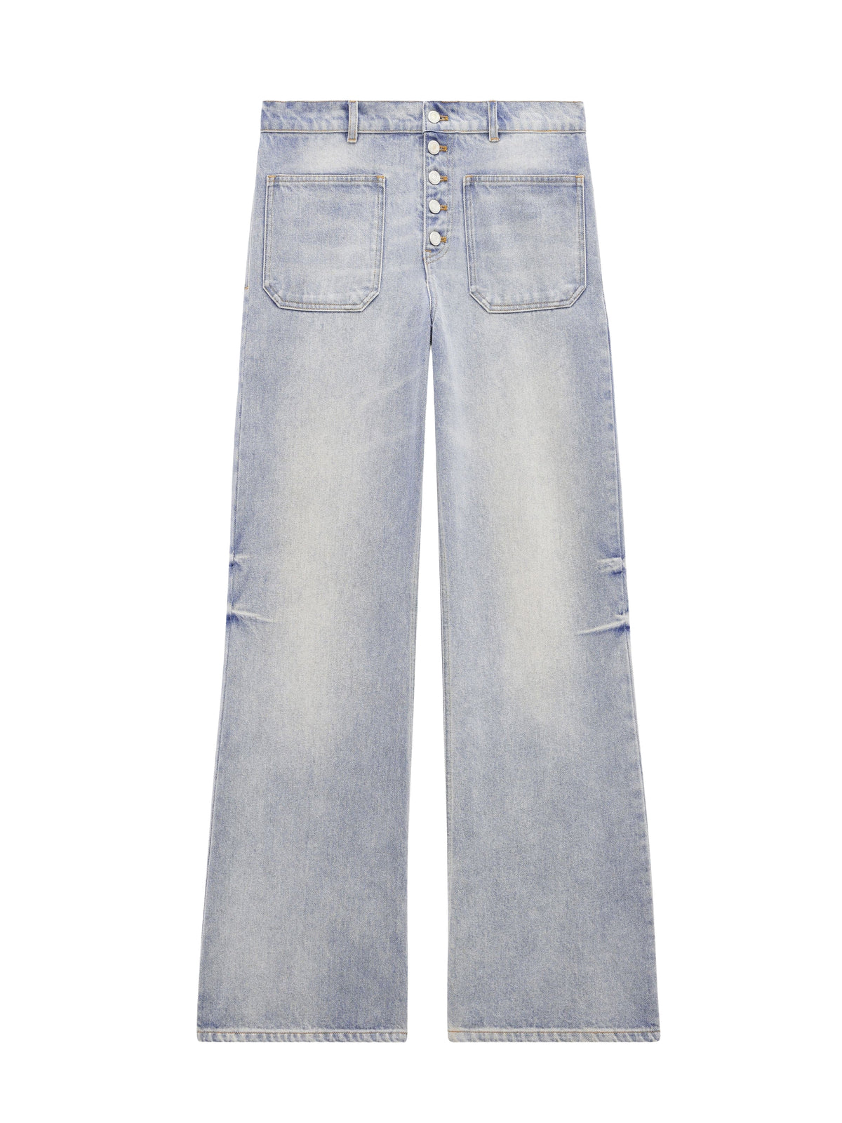 Pantalon baggy Trucker multiflex en denim - Light Blue Wash