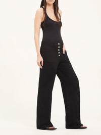 Pantalon baggy en denim - Black