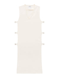 Long denim tunic - Heritage White