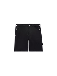 Denim Sailor Shorts - Black