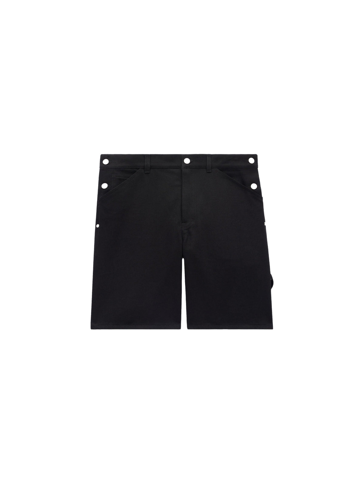 Denim Sailor Shorts - Black