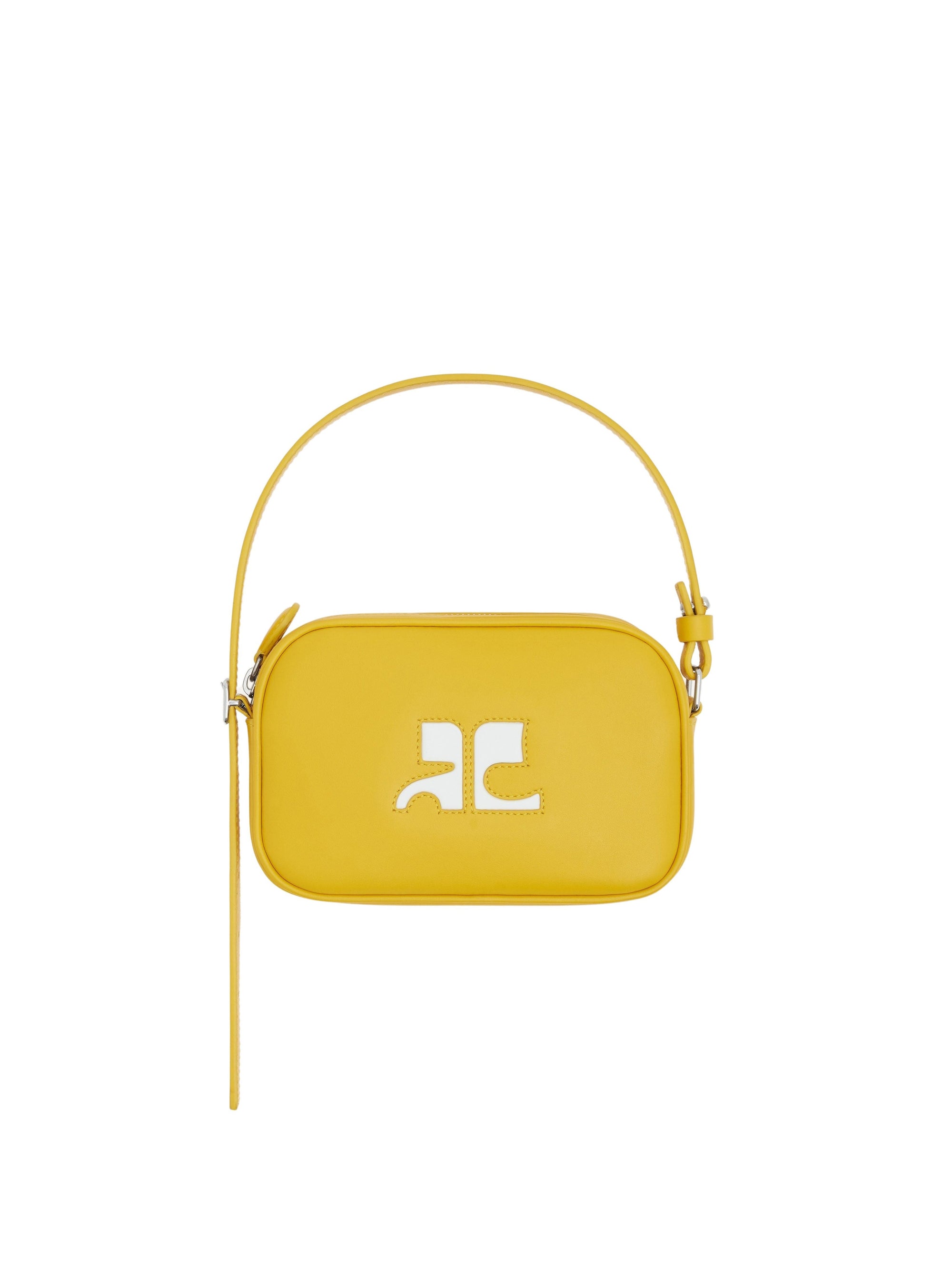 27pcs NEW / SAC CAMERA "SLIM" EN CUIR - Ocre