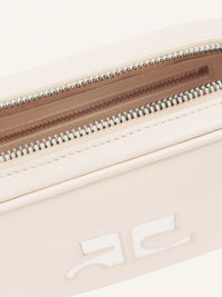 34pcs NEW / SAC CAMERA "SLIM" EN CUIR - Mastic grey