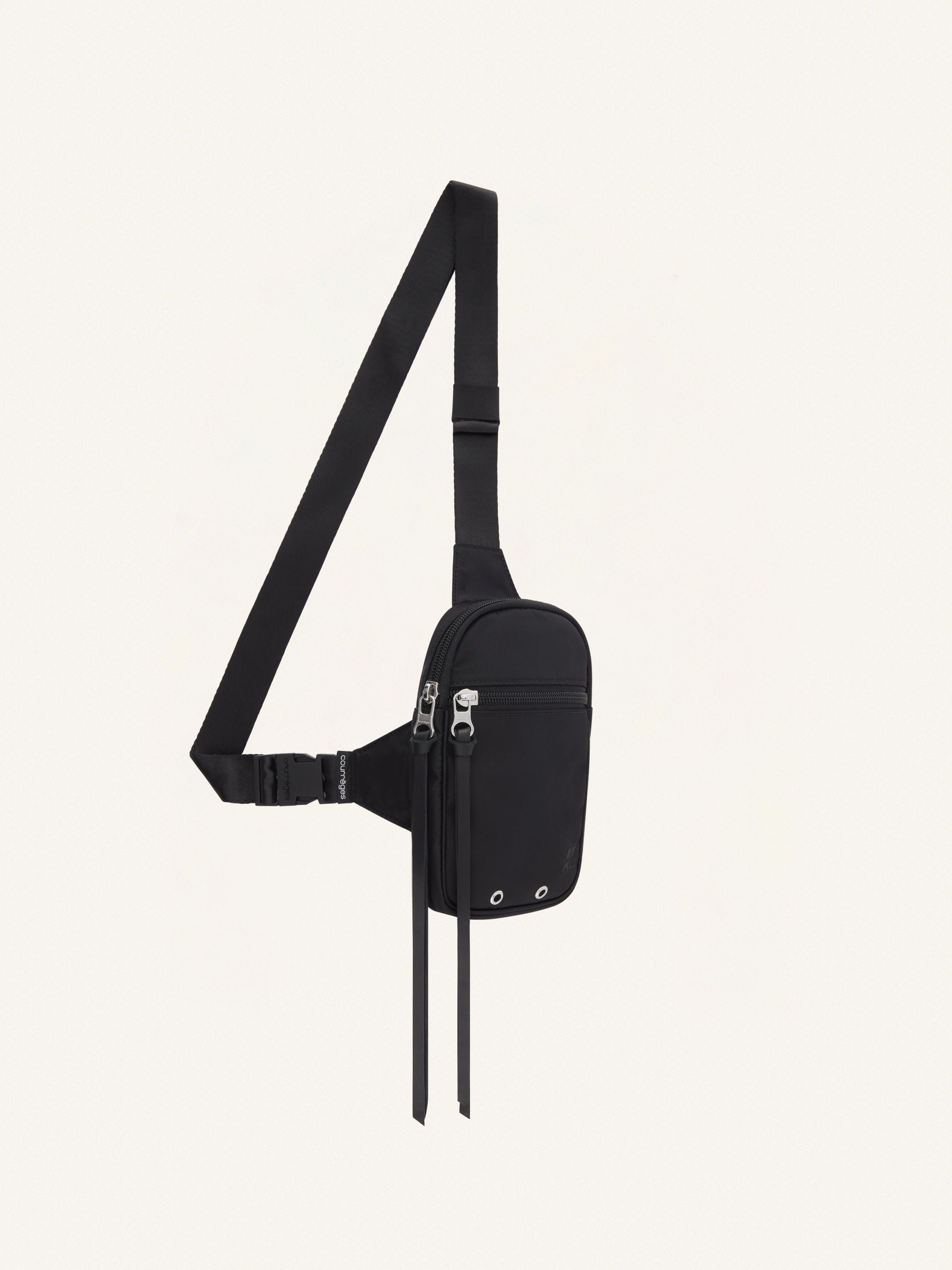 62pcs NEW / CANVAS 01 POCHETTE CROSS BODY EN NYLON   - Black