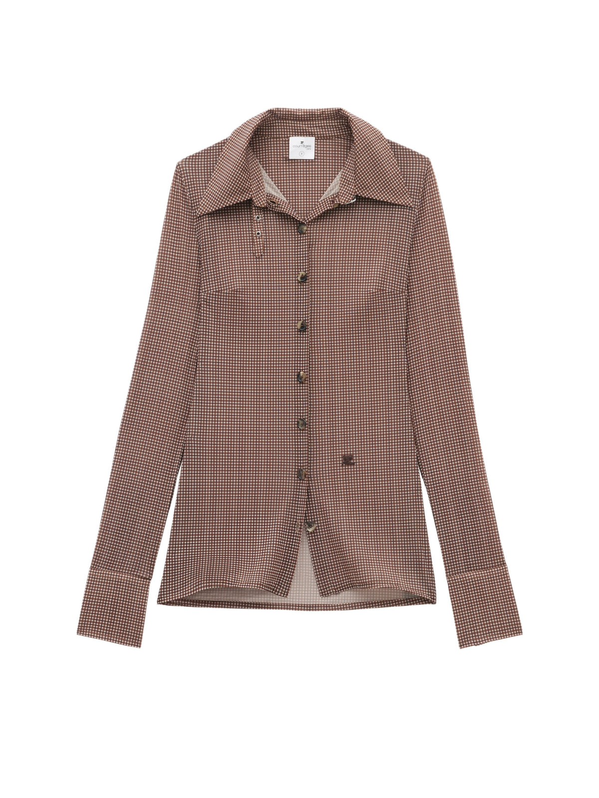 PRIX MARQUE : 120 / CHEMISE 2ND SKIN A CARREAUX-L
