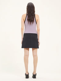 125pcs NEW / DÉBARDEUR CONTRASTE À SANGLE - Smocked Grey & Black