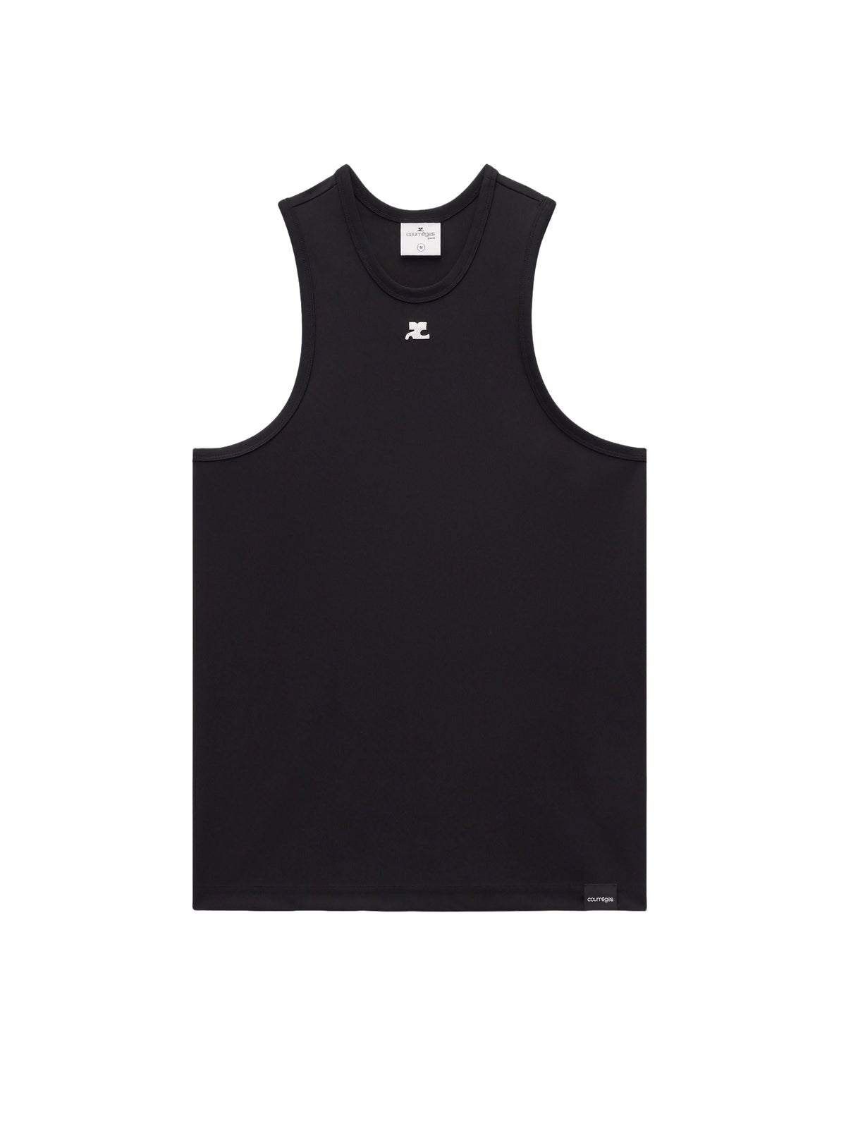 Débardeur seconde peau avec logo ac en lycra - Black