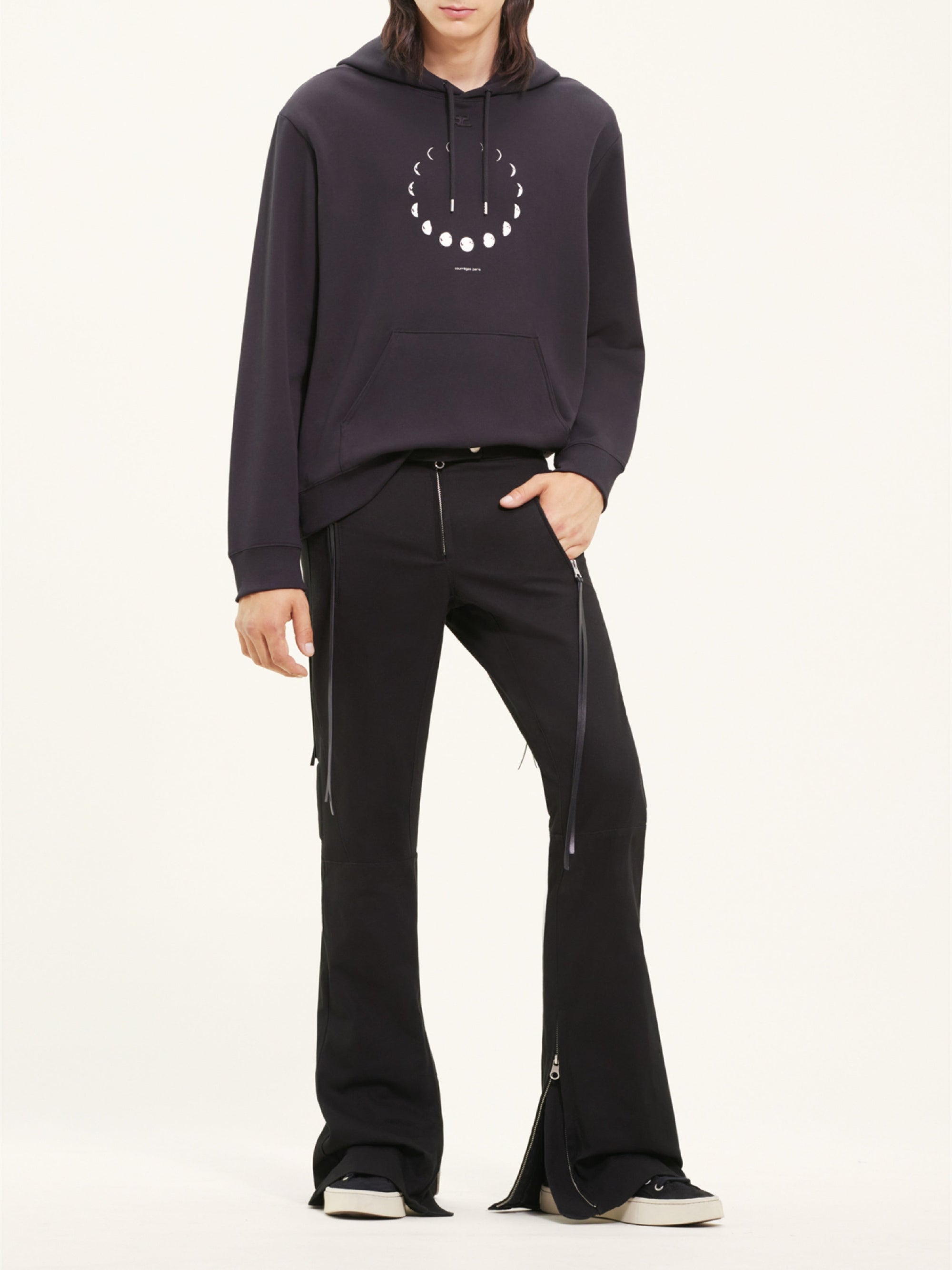 23pcs NEW / HOODIE MOON  - Black