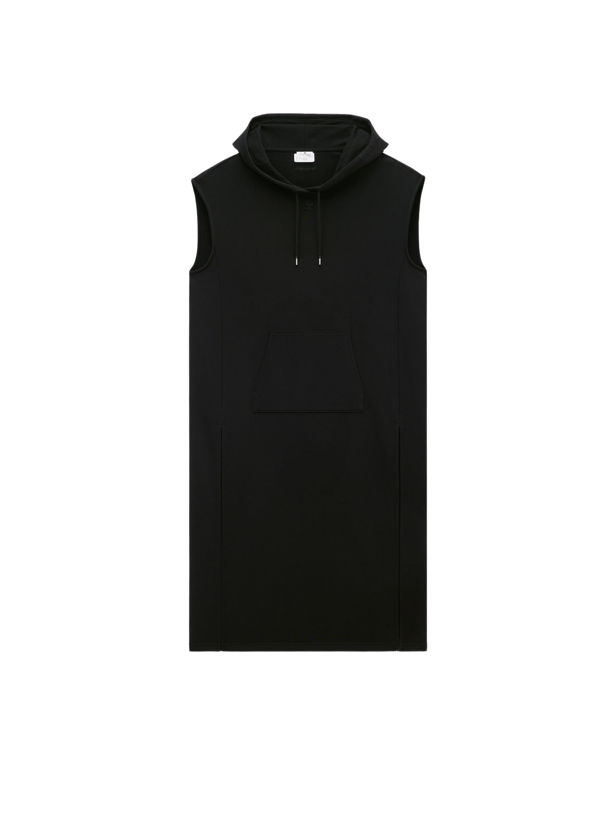Robe tunique Cocoon à capuche - Black