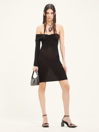 ROBE LONGUE TWIST EN CREPE-34