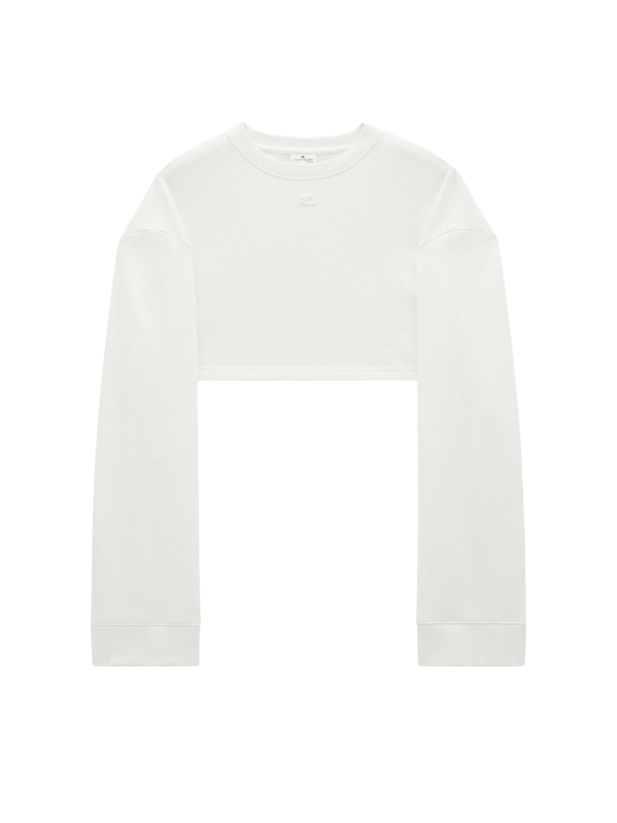 T-shirt court Cocoon en molleton - Heritage White