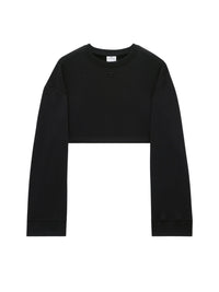 T-shirt court Cocoon en molleton - Black