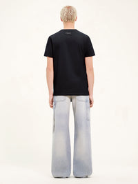 138pcs NEW / T- SHIRT AC IMPRIMÉ  - Black