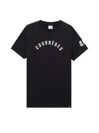 T-shirt AC logo à manches courtes imprimé - Black