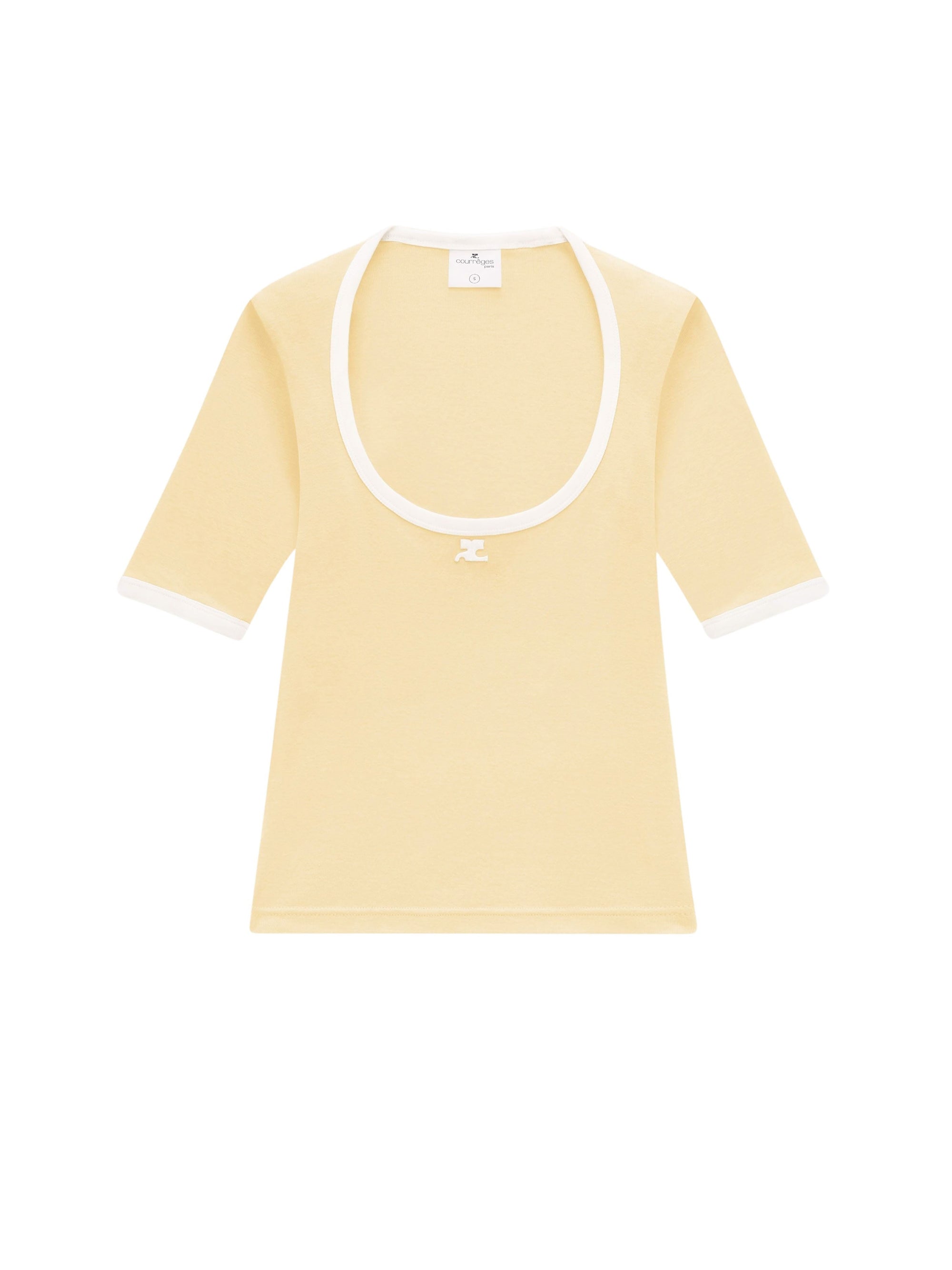 93pcs NEW / T-SHIRT CONTRASTE HOLISTIQUE  - Pollen & Heritage white