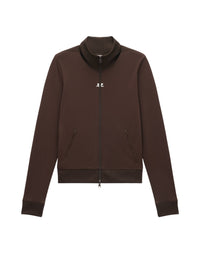 Sweatshirt court en interlock - Chocolate