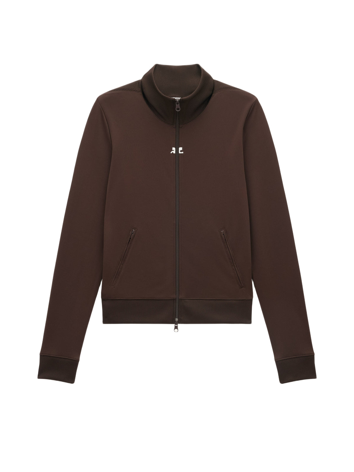 Sweatshirt court en interlock - Chocolate