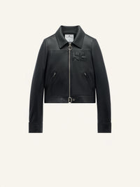 VESTE ICONIQUE ZIPPEE EN CUIR-36