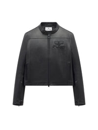 PRIX MARQUE : 650 / VESTE BIKER EN CUIR