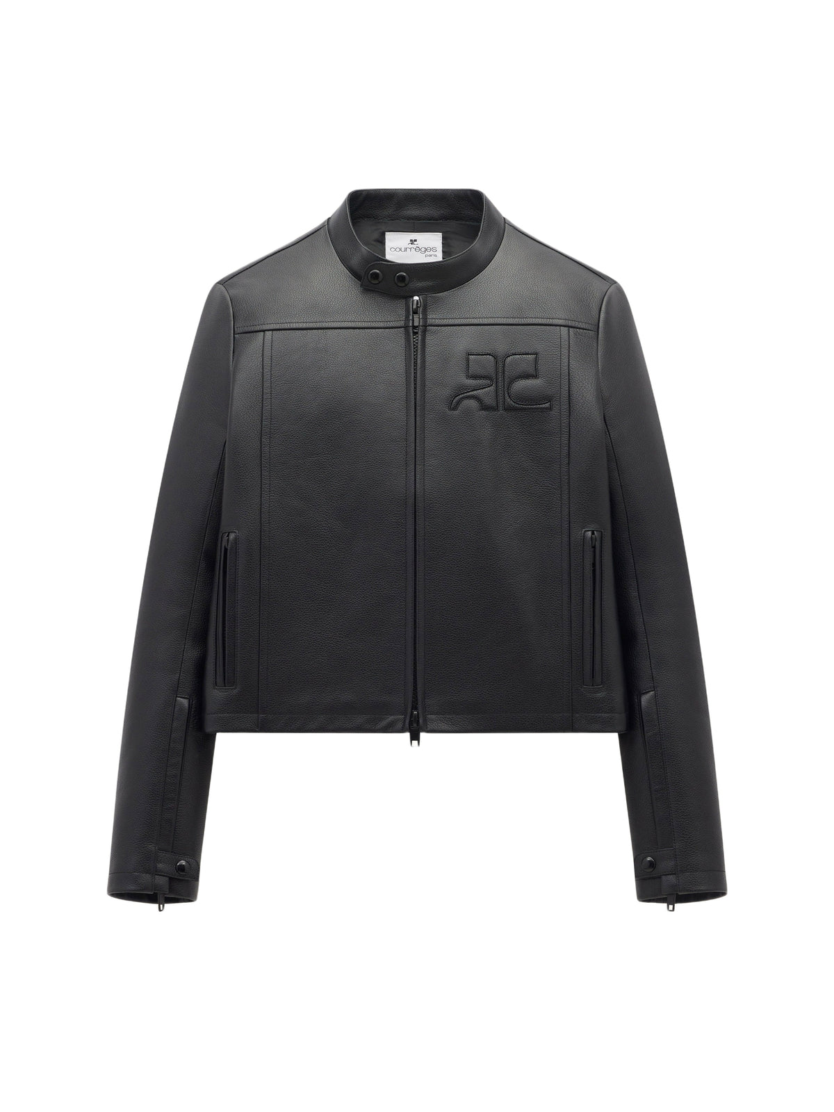 PRIX MARQUE : 650 / VESTE BIKER EN CUIR