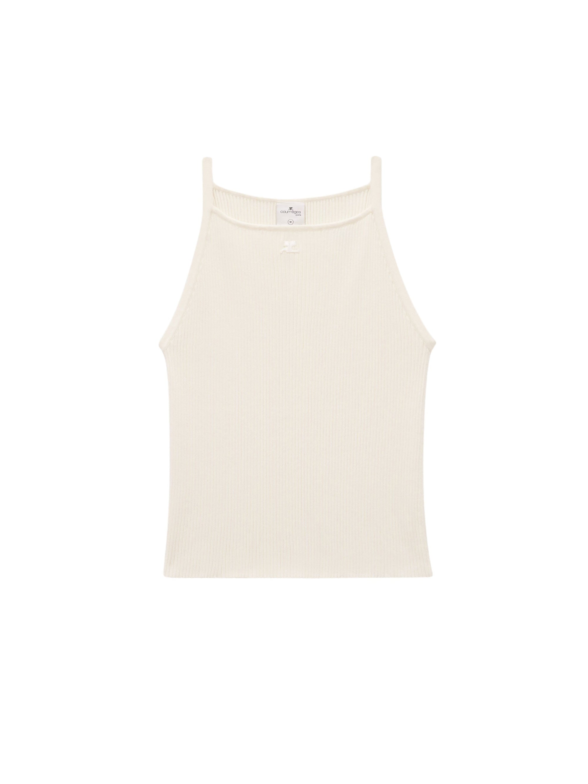33pcs NEW / DÉBARDEUR EN MAILLE  - Heritage white