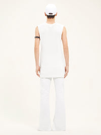 12pcs NEW / DÉBARDEUR COL ROND  - Heritage white