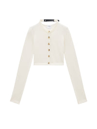 Cardigan en laine légère - Heritage White