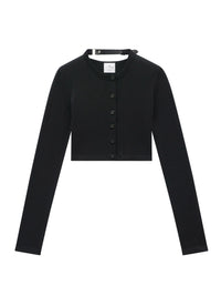 6pcs NEW / CARDIGAN EN LAINE VIERGE  - Black