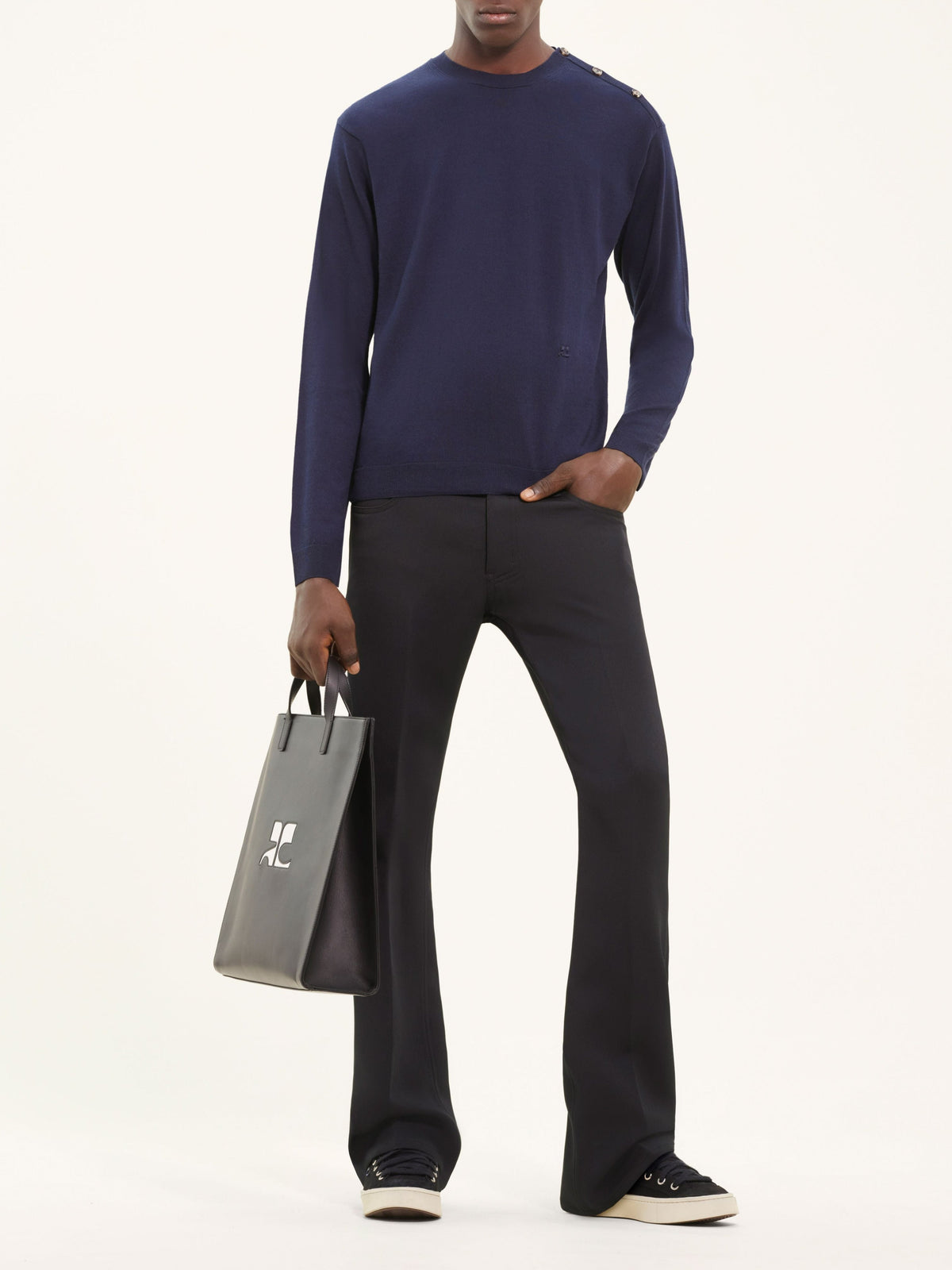 PRIX MARQUE : 140 / SHOULDER SNAPS LIGHT WOOL