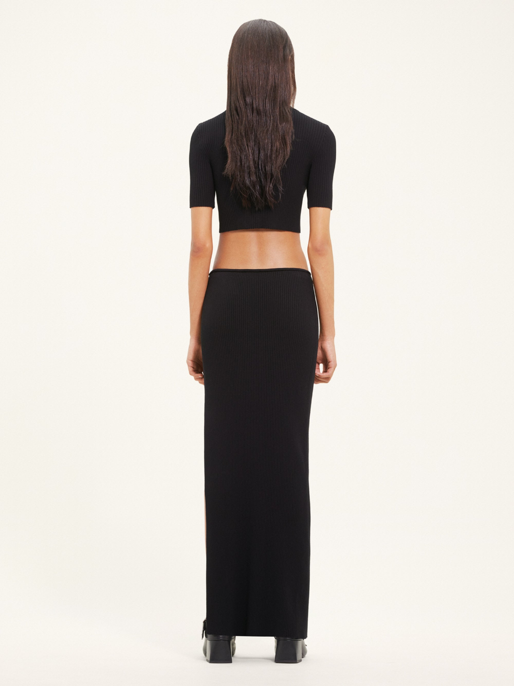 111pcs NEW / TOP COURT COL MONTANT  - Black