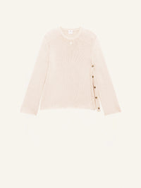 OPEN SIDE LINEN KNIT