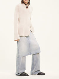 PRIX MARQUE : 140 / OPEN SIDE LINEN KNIT