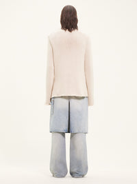 PRIX MARQUE : 140 / OPEN SIDE LINEN KNIT