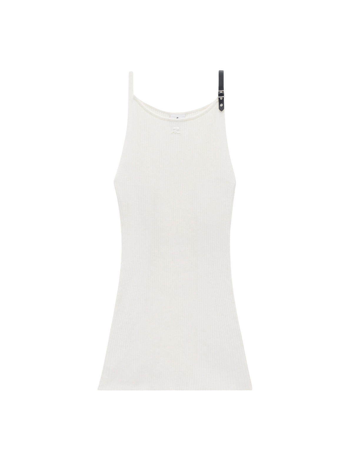 NECKLINE RIB KNIT