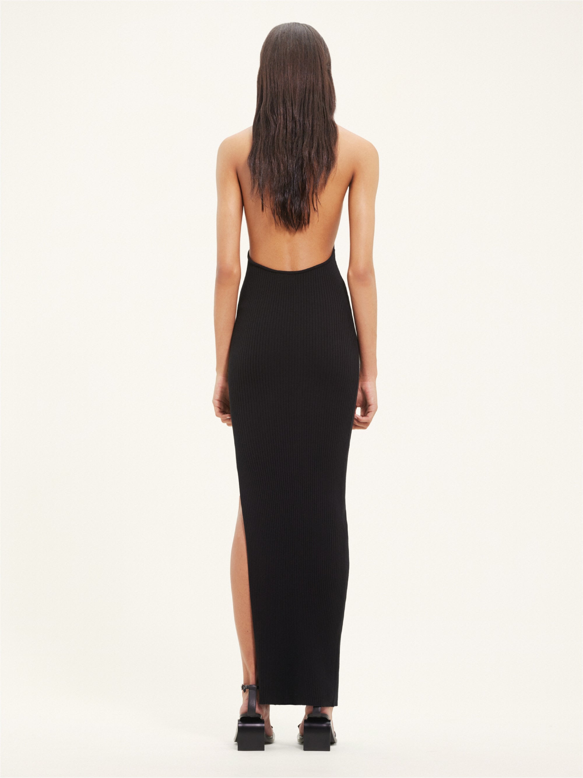 34pcs NEW / ROBE LONGUE HOLISTIQUE À SANGLE - Black