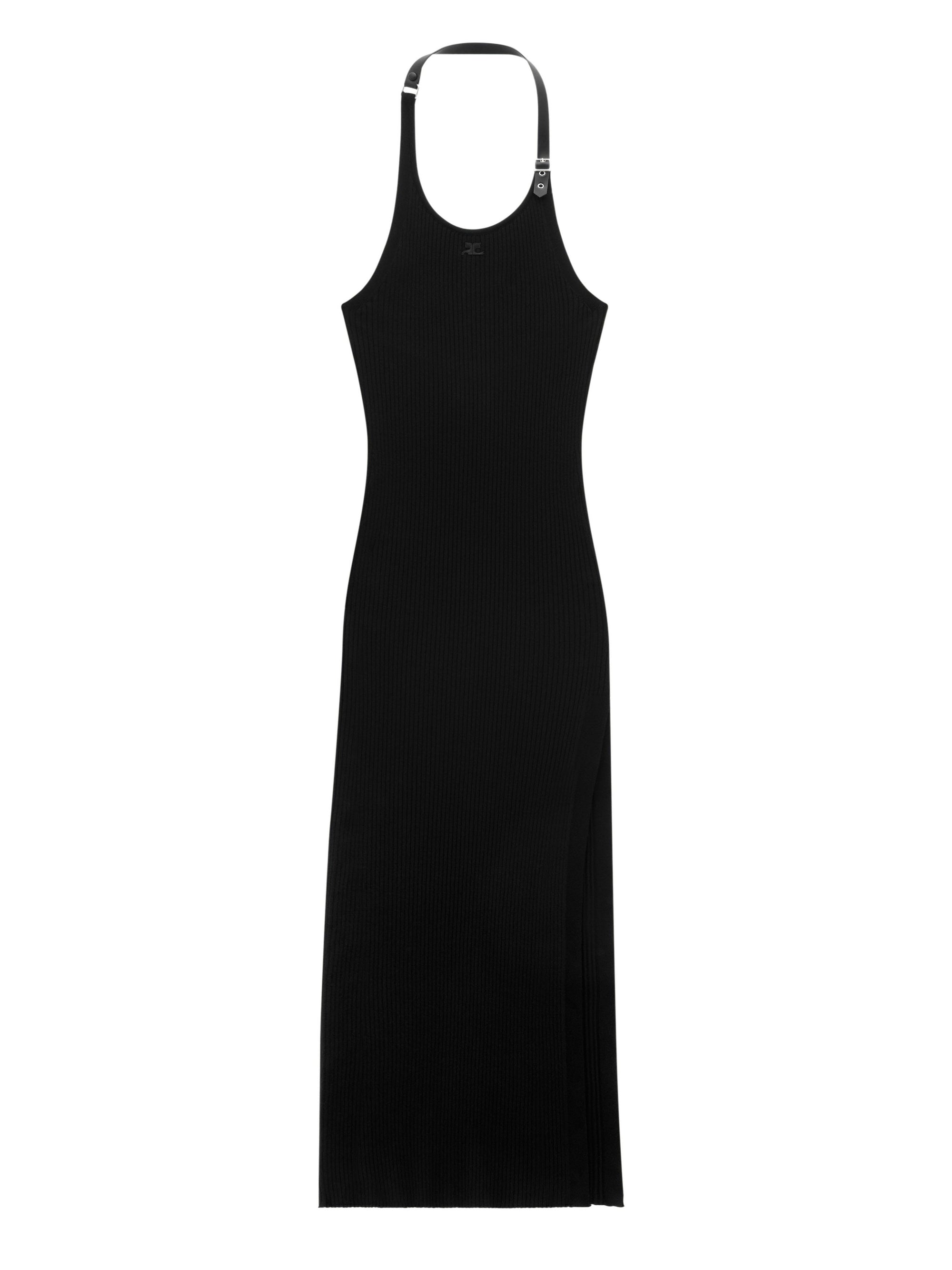34pcs NEW / ROBE LONGUE HOLISTIQUE À SANGLE - Black